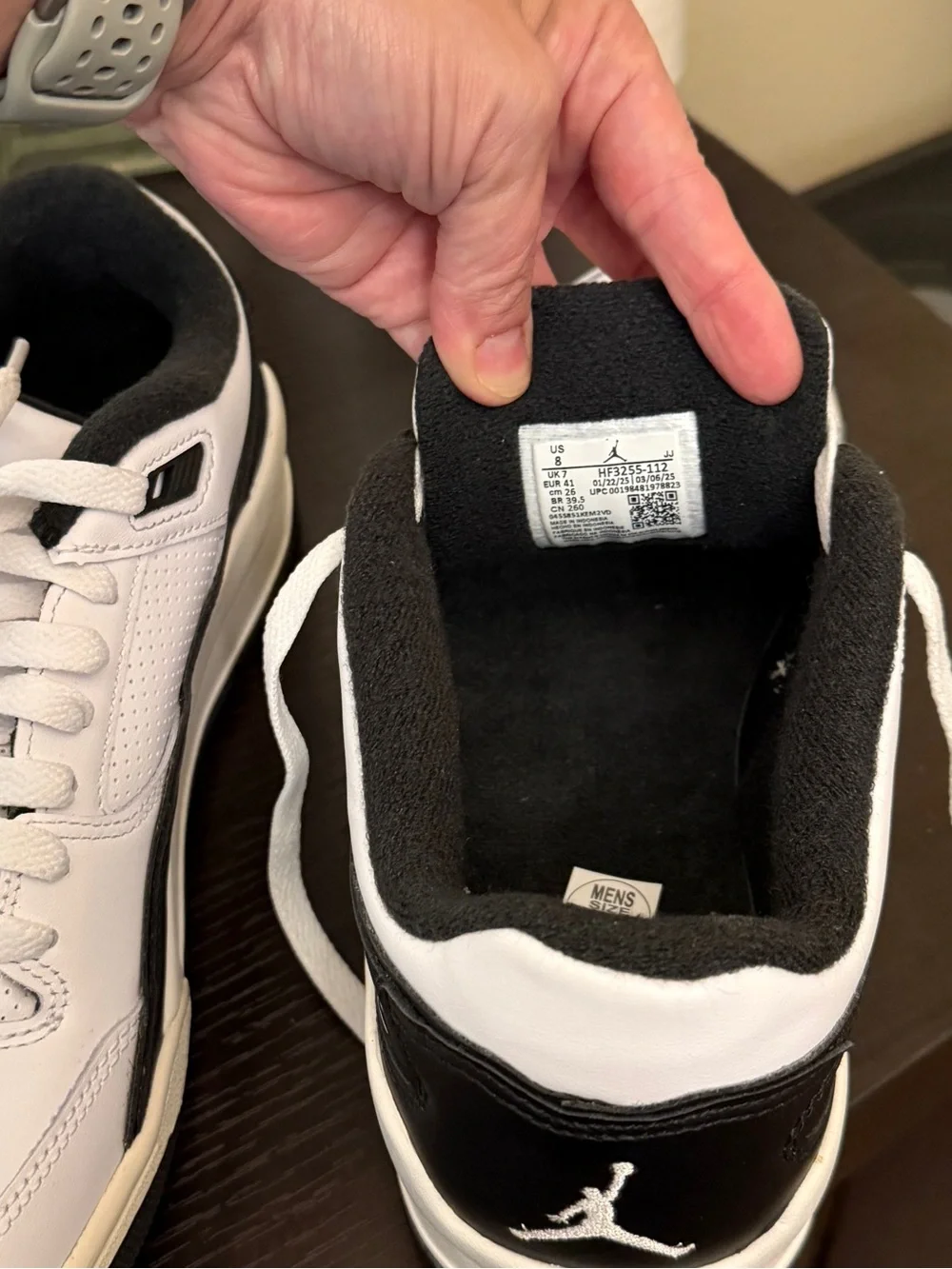 Jordan Flight Court Sneakers - White / Black Mens 8 NIB